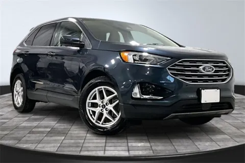 Blue 2022 Ford Edge SEL for sale in Roanoke, IN