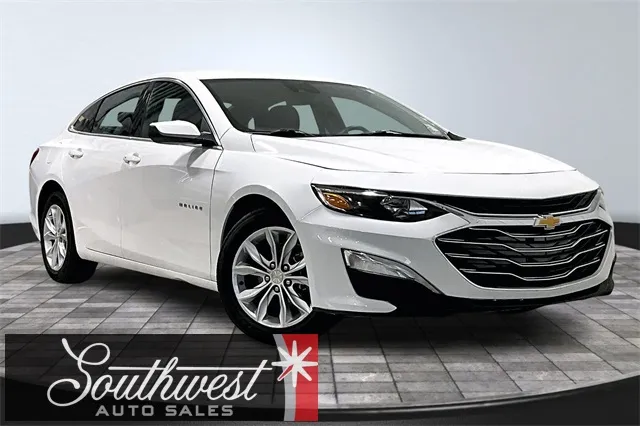 White 2025 Chevrolet Malibu LT for sale in Roanoke, IN