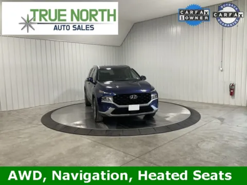 Blue 2023 Hyundai Santa Fe SEL for sale in Roanoke, IN