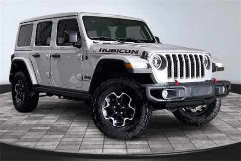 Silver 2023 Jeep Wrangler Rubicon for sale in Roanoke, IN