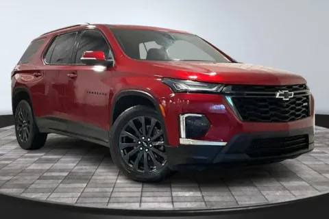 Red 2023 Chevrolet Traverse RS for sale in Roanoke, IN