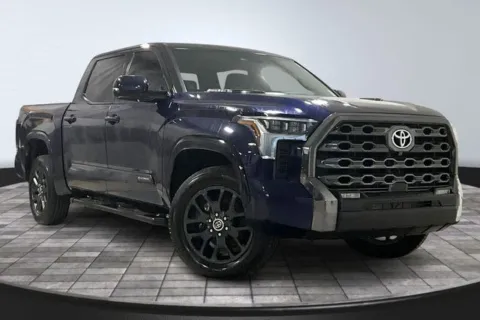 Blue 2023 Toyota Tundra Hybrid Platinum for sale in Roanoke, IN