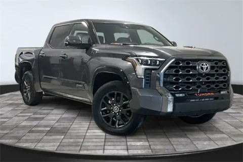 Gray 2023 Toyota Tundra Hybrid Platinum for sale in Roanoke, IN