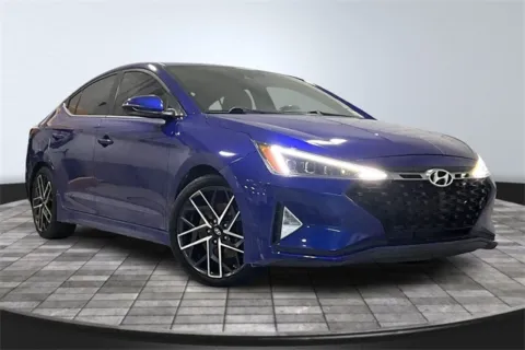 Blue 2019 Hyundai Elantra Sport for sale in Roanoke, IN
