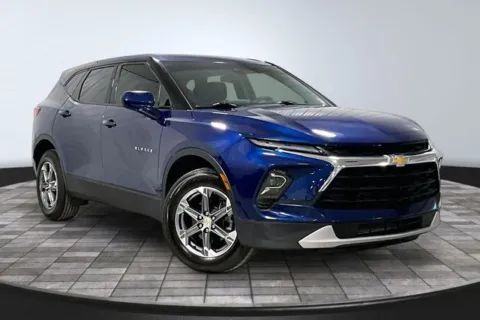 Blue 2023 Chevrolet Blazer LT for sale in Roanoke, IN
