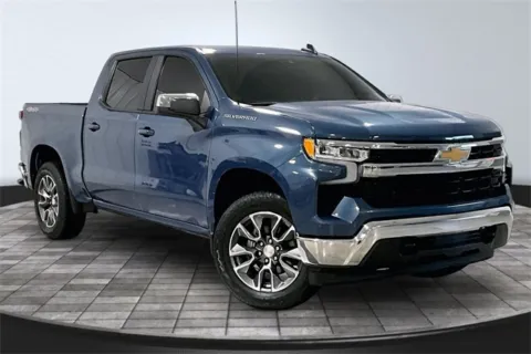 Blue 2024 Chevrolet Silverado 1500 LT for sale in Roanoke, IN