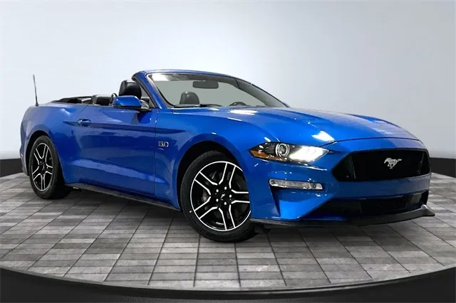 Blue 2019 Ford Mustang GT Premium for sale in Roanoke, IN
