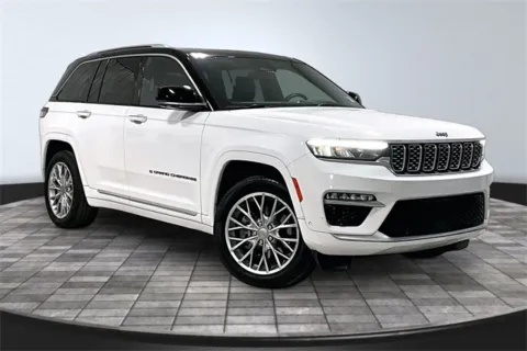 White 2022 Jeep Grand Cherokee Summit 4xe for sale in Roanoke, IN
