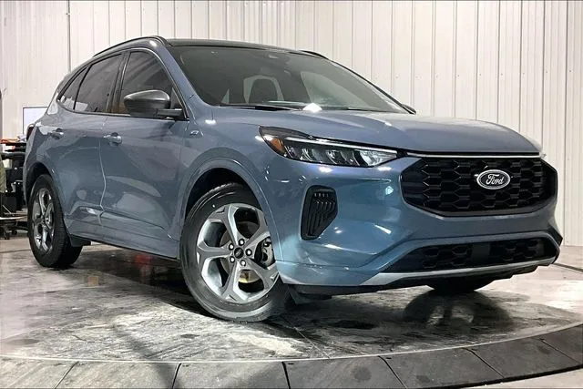 Blue 2023 Ford Escape ST-Line for sale in Roanoke, IN