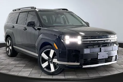 Black 2025 Hyundai Santa Fe Hybrid Limited for sale in Roanoke, IN