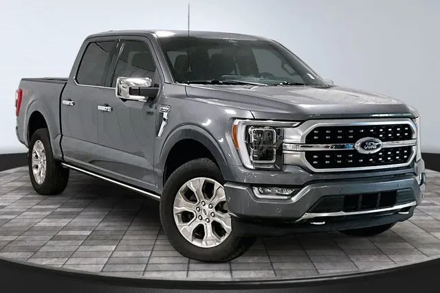 Gray 2021 Ford F-150 Platinum for sale in Roanoke, IN