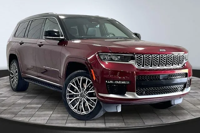 Red 2022 Jeep Grand Cherokee L Summit for sale in Roanoke, IN
