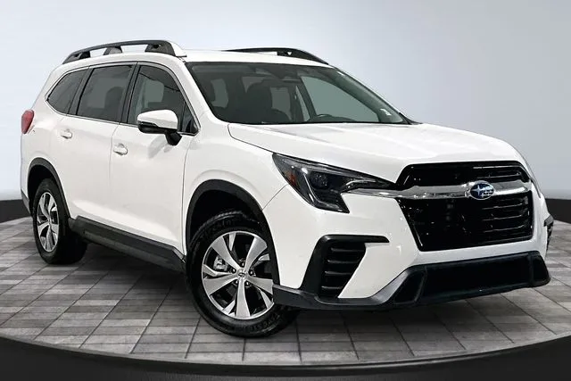White 2023 Subaru Ascent Premium for sale in Roanoke, IN