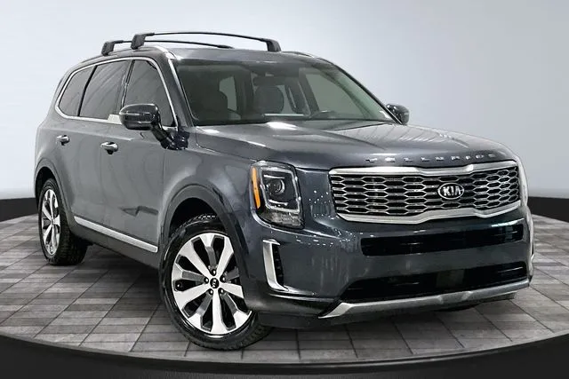 Gray 2021 Kia Telluride S for sale in Roanoke, IN