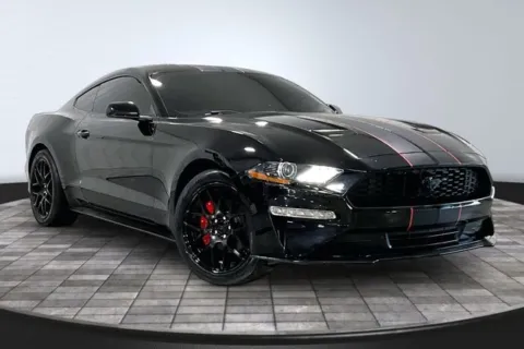 Black 2018 Ford Mustang EcoBoost for sale in Roanoke, IN