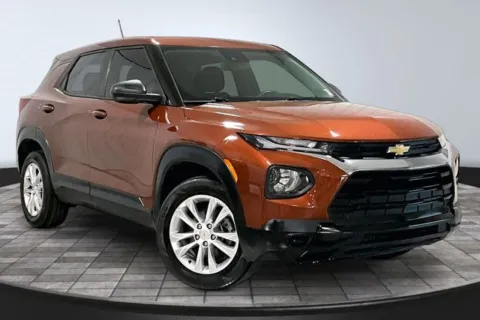 Orange 2021 Chevrolet TrailBlazer LS for sale in Roanoke, IN