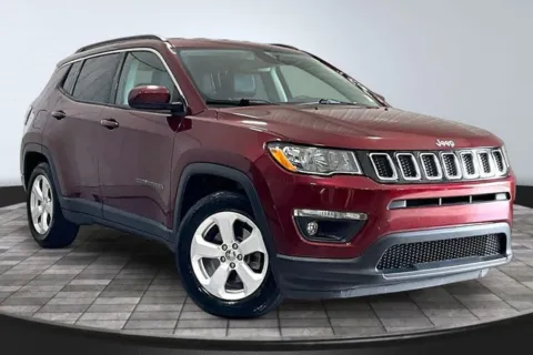 Red 2021 Jeep Compass Latitude for sale in Roanoke, IN