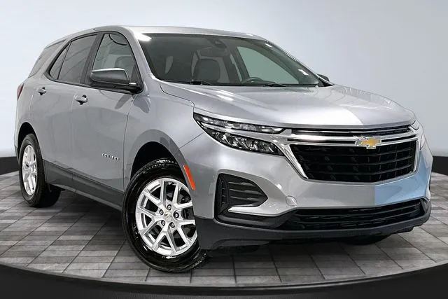 Gray 2024 Chevrolet Equinox LS for sale in Roanoke, IN