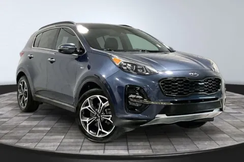 Blue 2021 Kia Sportage SX for sale in Roanoke, IN