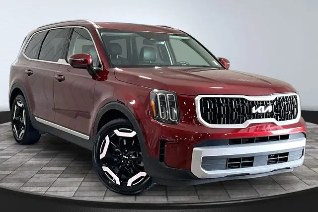 Red 2024 Kia Telluride EX for sale in Roanoke, IN