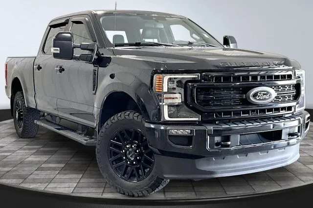 Black 2021 Ford F-250SD Lariat for sale in Roanoke, IN