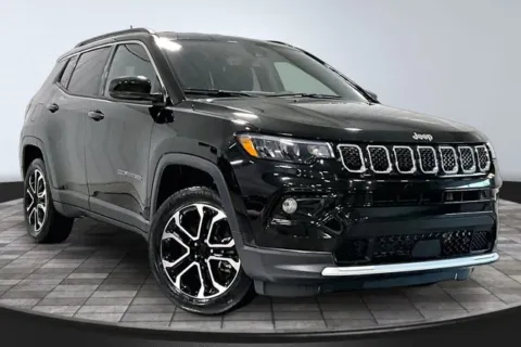 Black 2023 Jeep Compass Limited for sale in Roanoke, IN
