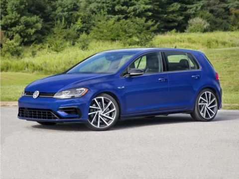 White 2019 Volkswagen Golf R DCC & Navigation 4Motion for sale in Roanoke, IN