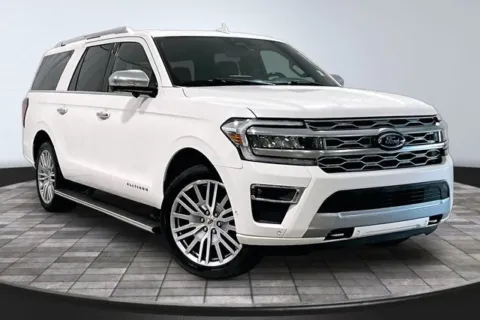 White 2022 Ford Expedition Max Platinum for sale in Roanoke, IN