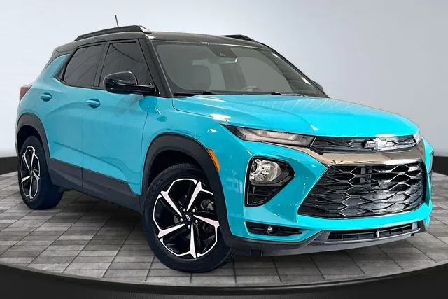 Blue 2021 Chevrolet TrailBlazer RS for sale in Roanoke, IN