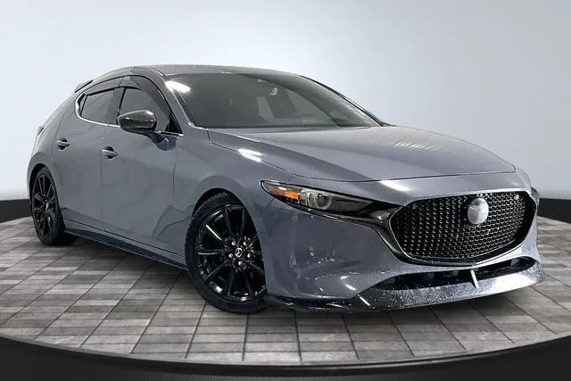 Gray 2022 Mazda Mazda3 Premium Plus for sale in Roanoke, IN