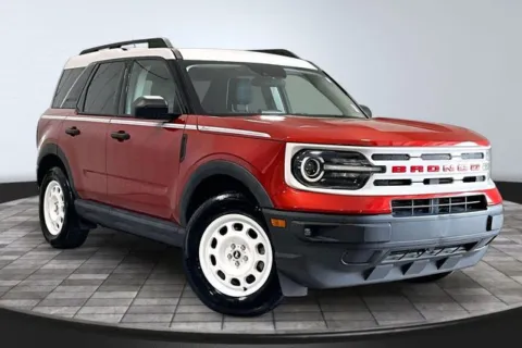 Red 2023 Ford Bronco Sport Heritage for sale in Roanoke, IN