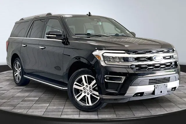 Black 2022 Ford Expedition Max Limited for sale in Roanoke, IN