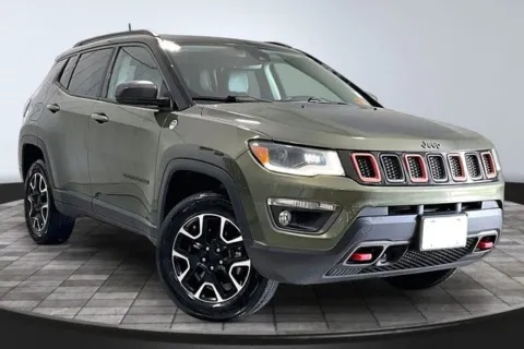 Green 2020 Jeep Compass Trailhawk for sale in Roanoke, IN