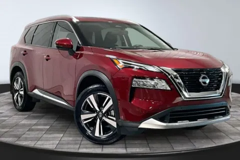 Red 2023 Nissan Rogue Platinum for sale in Roanoke, IN