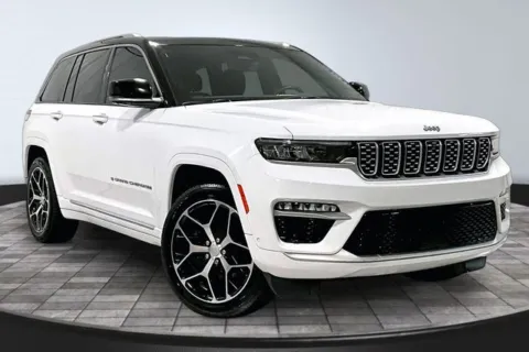 White 2022 Jeep Grand Cherokee Summit Reserve 4xe for sale in Roanoke, IN