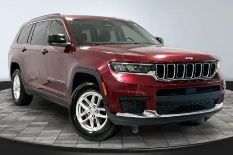 Red 2021 Jeep Grand Cherokee L Laredo for sale in Roanoke, IN