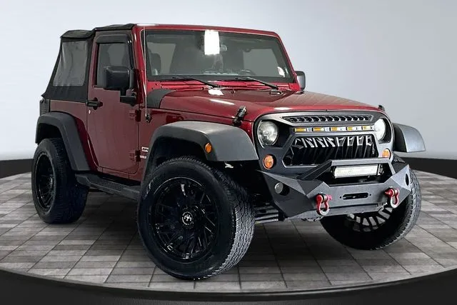 Red 2012 Jeep Wrangler Sport for sale in Roanoke, IN