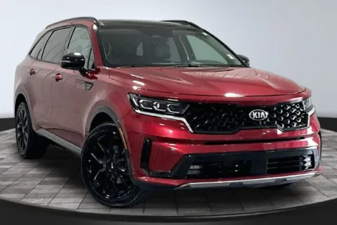 Red 2021 Kia Sorento SX for sale in Roanoke, IN