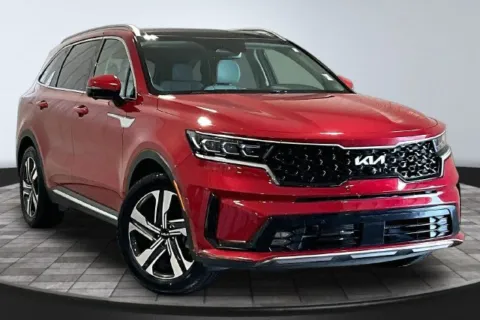 Red 2023 Kia Sorento Plug-In Hybrid SX Prestige for sale in Roanoke, IN