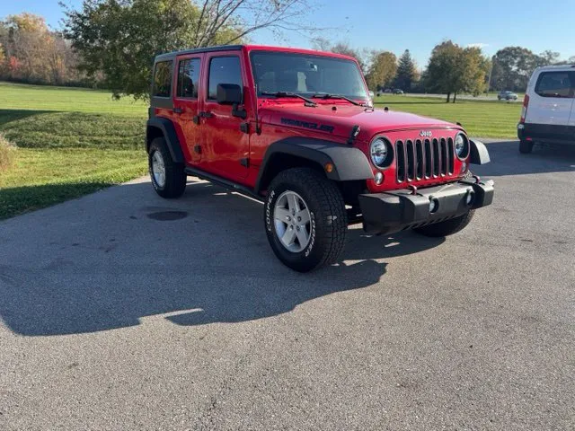 Red 2018 Jeep Wrangler JK Unlimited Sport for sale in Roanoke, IN
