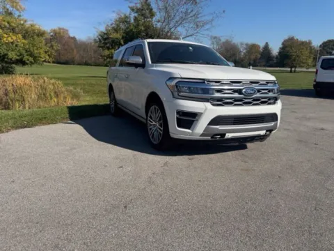 White 2022 Ford Expedition Max Platinum for sale in Roanoke, IN