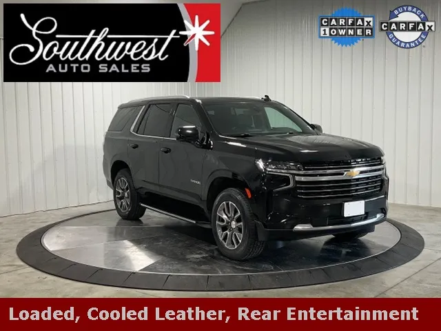 Black 2022 Chevrolet Tahoe LT for sale in Roanoke, IN