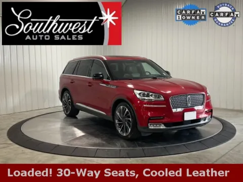 Red 2020 Lincoln Aviator Reserve for sale in Roanoke, IN