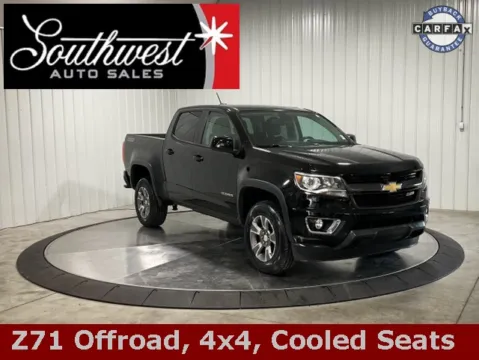 Black 2015 Chevrolet Colorado Z71 for sale in Roanoke, IN