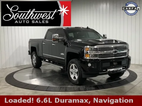 Black 2017 Chevrolet Silverado 2500HD High Country for sale in Roanoke, IN