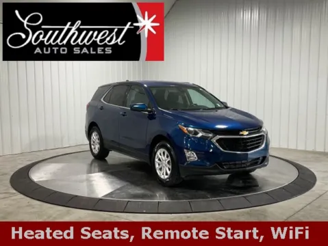 Blue 2020 Chevrolet Equinox LT for sale in Roanoke, IN