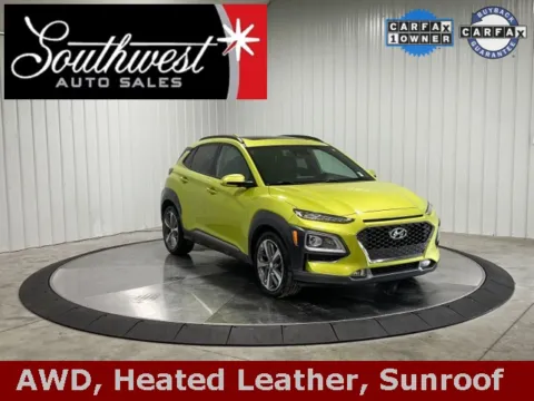 Green 2020 Hyundai Kona Limited for sale in Roanoke, IN