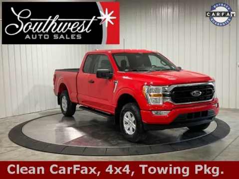 Red 2021 Ford F-150 XLT for sale in Roanoke, IN