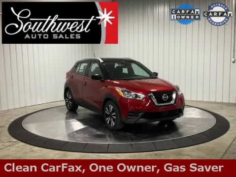 Red 2020 Nissan Kicks SV for sale in Roanoke, IN