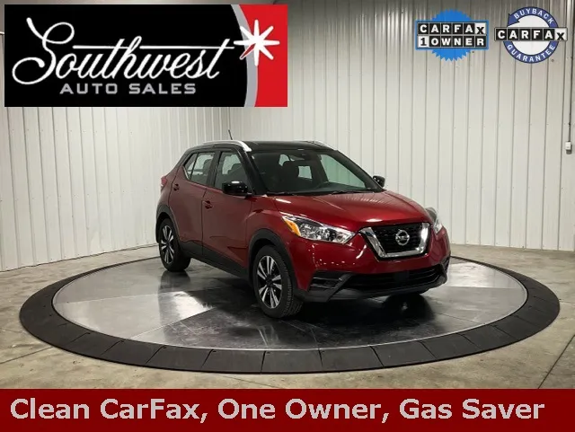 Red 2020 Nissan Kicks SV for sale in Roanoke, IN